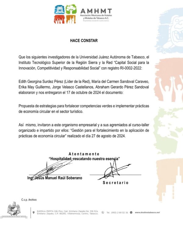 Constancia de recepción AMHMT